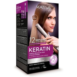 Kativa Keratin Smoothing Brazilian Xpress by Keratin without Formula - Pack of 2
