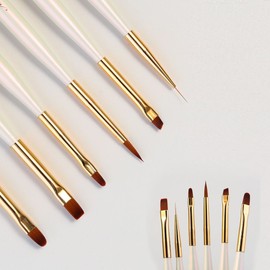 Daol STYLE 6-Piece Gel Nail Art Brush Set