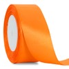 TONIFUL 4 cm x 22 m Wide Orange Satin Ribbon,