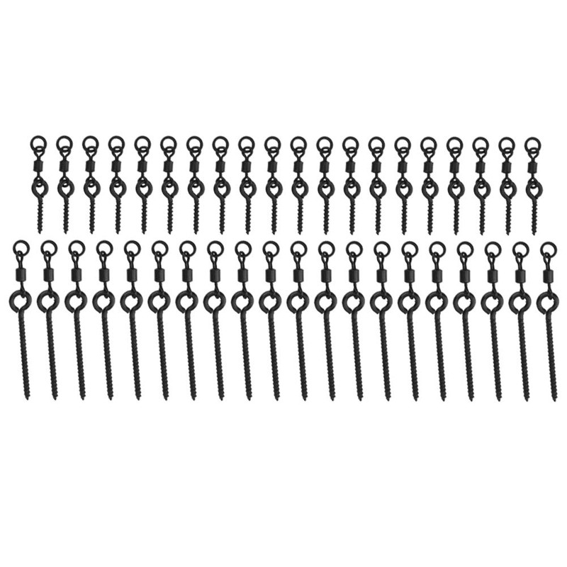 VBESTLIFE Fishing Hook, Stainless Steel Carp with Bait Screw Rotation,