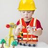 24 Pcs Construction Party Supplies Set, 8 Construction Vests 8
