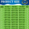 ZDBB 12 Sizes 378 Pcs Bonded Sealing Washer Kit,Automotive Self-Centred