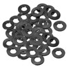 PATIKIL M10 Rubber Flat Washers 40pcs 10mm Inner Diameter 20mm