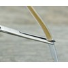SE 6.25-Inch Stainless Steel Straight Forceps - Self-Locking, Serrated Tip