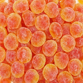Smarty Stop Sour Peach Flavor Gummy Candy (Peach Slices, 1 Pound (Pack of 1))