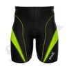 Sparx - Pantalones cortos de triatlón para hombre (negro/verde neón,