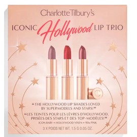 Charlotte Tilbury Iconic Mini Lip Trio Kit, 1.0 count