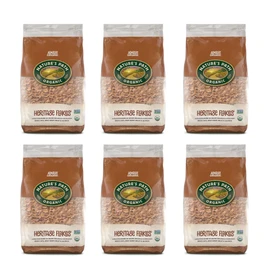 Nature's Path Organic Heritage Flakes® Cereal, 32 oz (Pack of 6), Non-GMO, Earth Friendly Packaging