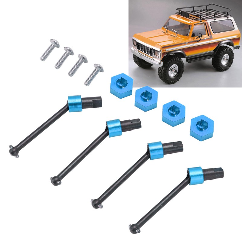 Metal Driveshaft Assembly Hex Wheel Hubs Combiner CVD for Traxxas