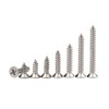 Bomcoo Stainless Steel Flat Head Countersunk Head Self Tapping Screws,
