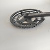 CDHPOWER Double Chainring Crankset 50/34T 170mm Crankarm Black Plastic Chain