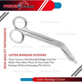 PRECISE CANADA: Lister Bandage Scissors 5.5” Economy PC