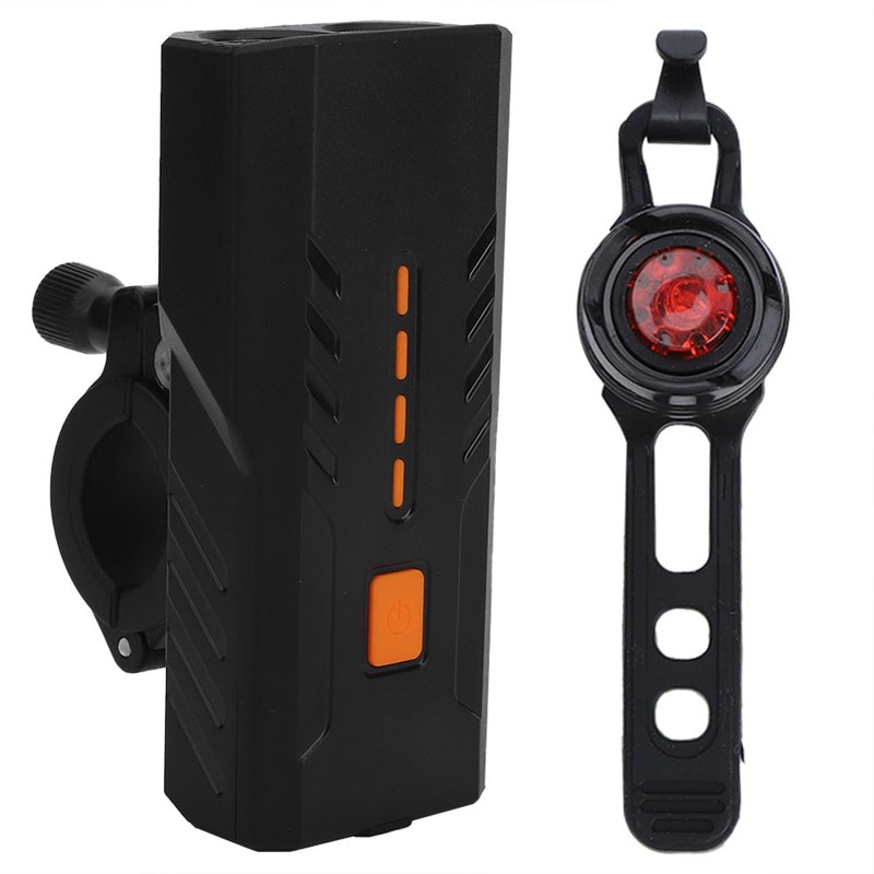 Portable USB Rechargeable Bike Front Light Bicycle Taillight Cycling Light