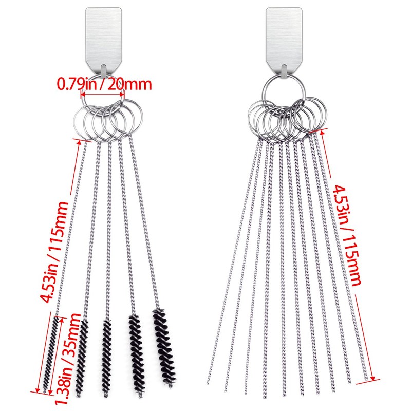 Carb Carburetor Cleaner Cleaning Brushes Kit, Small Wire Brush -