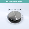 Bathroom Sink Drain Without Overflow, ARCORA Brushed Nickel Pop Up