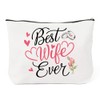 QONCV Cosmetic Bags, Best Wife Gifts for Women Valentine Birthday