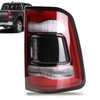 Lathsy LED Tail Light Black Cover with Blind Spot Compatible