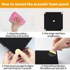Focusound 300 Pack Yellow Point Double-Sided Adhesive Dots for Acoustic