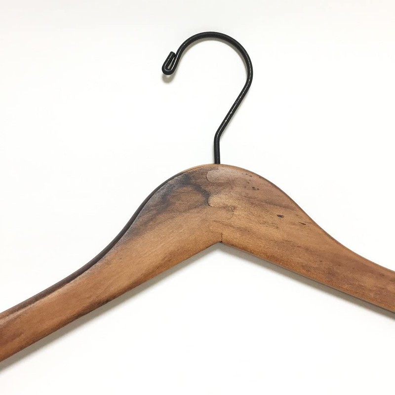 Lotus Wood Hangers Large Set of 5