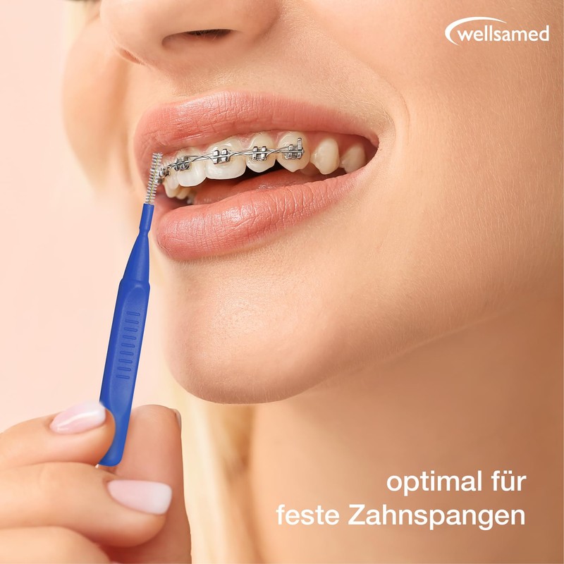 wellsamed Travelbrush Pack of 6 Interdental Brushes, ISO 4: 0.6