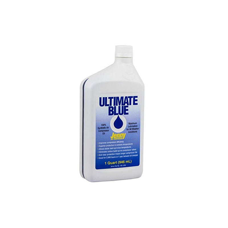 Air Compressor Oil 100% Synthetic 1 QT Quart Jenny Ultimate