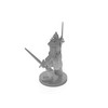 Half Orc Male Barbarian Two Swords Tabletop DND Gaming Miniature