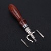 6 pcs/set Leather Craft Punch Tools Kit Stitching Carving Working