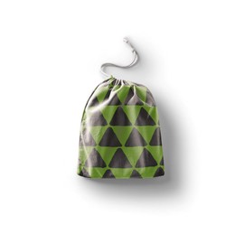 Le Jardin du Lin Printed Cotton Bags with Drawstring, Shopping Bag, Fabric Bag, Fabric Bag, Vegetable Bag, Reusable, Environmentally Friendly, Multipurpose, Foldable, Size: 20 x 30 cm