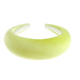 Glamour Girlz Ladies Wedding Bridal Evening Padded Velvet Velvet Headband Alice Band (Turquoise)