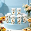 50 Sets Bear Coffee Cups with Lids Sleeves 16 Oz