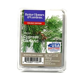 Better Homes & Gardens Scented Wax Cubes, 2019 Limited Edition (Fresh Cypress Garland)