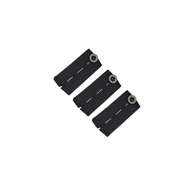 More of Me to Love Pregnancy Waistband Extender, Black, 3-Pack