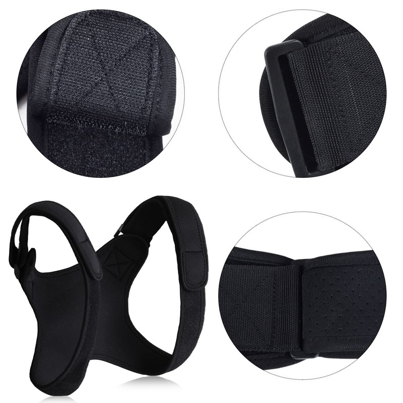 PFLYPF Back Corrector with 1 Pair Shoulder Pads, Sitting Posture