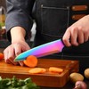 Keewah Knife Set, 16 Piece Kitchen Knives set with Acrylic