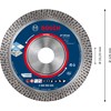 Bosch Professional 1 x Expert HardCeramic Diamond Cutting Discs (for