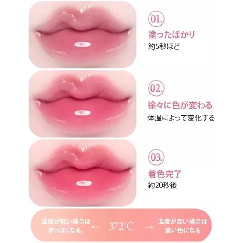 Warm Discoloration Lip Essence, Warming Discoloration, Moisturizing Lipstick, Color Changing