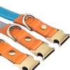 Haoyueer Nylon Dog Collar with Metal Safety Buckle, Adjustable Leather
