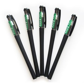 HAND GP-380 0.5 Fine Point Black Ink Pen Pack of 5