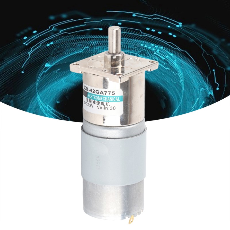 DC Gear Motor Mini Low Speed CW CCW Permanent Magnet
