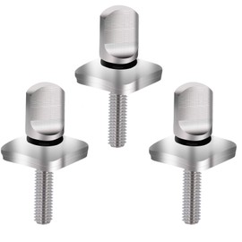 Sikawai Fin Screw 316 Stainless Steel No Tool Compatible with Long-Board and S-UP Surfing Accessories Pack of 3