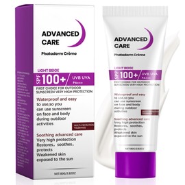 Sunscreen SPF 100+, Sun Cream SPF 100 PA+++, Sunscreen Lotion For Body & Face, High Protection Against UVA & UVB, Water & Sweat Resistant, Non-Greasy, Long-Lasting Moisturizing Sun Care