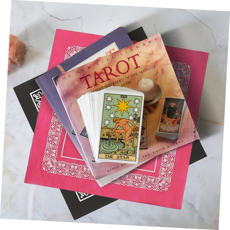 iplusmile 6Pcs Tarot Tablecloth Divination Table Cover Elegant Design for