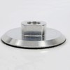4" Aluminum Backer Pad/Backing Plate Holder for Surface Grinding, Polishing,
