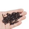 500 Pcs Flare Euro Lock Copper Tubes Micro Rings Links