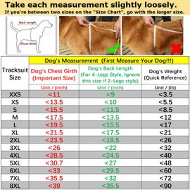 Pet Outfit - Cute Dog Hoodie Sweater Tracksuit Winter Clothes Jumpsuit Pajamas 4-Legs Red for Puppy Small Medium Large Dogs Boy or Girl (X-Large)
