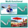 10PCS Tent Pole Clips, Tents Pole Push Button Spring Clip