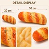 20cm Realistic Bread Plush Pillow – Soft Stuffed Hug Pillow