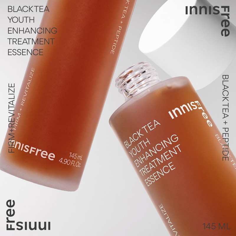 innisfree Black Tea Youth Treatment Essence 145ml - Genuine Moisturizer,