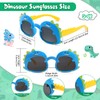 Hifot 2 Stück Sonnenbrille Kinder Jungen Mädchen, Dinosaurier Sonnenbrille Jungen