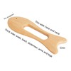 2Pcs Wooden Gua Sha Board Fish Shape Polished Beech Sturdy